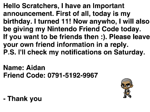 Important Announcement