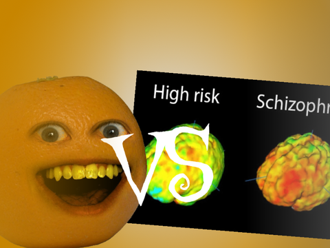 Annoying Orange VS Stage 3 Schizophrenia (ERB)