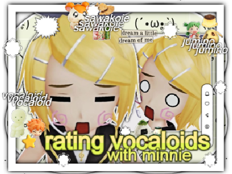 (♡ᴗ͈ˬᴗ͈) 　　rating 　　vocaloids