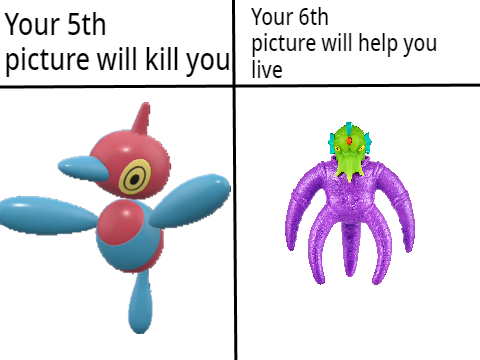 Your 5th image will kill you but your 6th image will help you live (not really in my case) remix