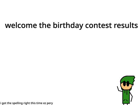 birthday contest results