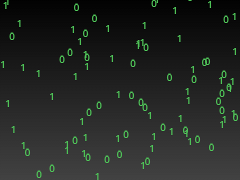 Binary Screensaver