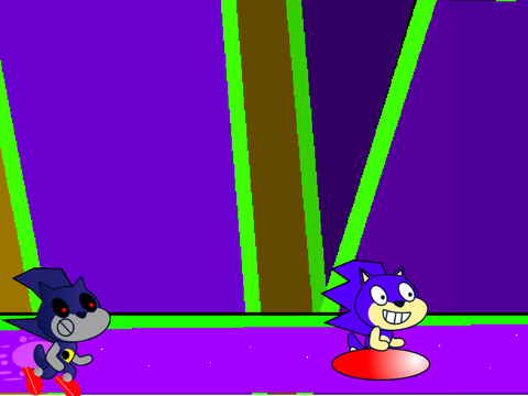 Metal Sonic Boss For sonic the scratch cat CD 