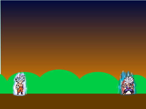 Goku (MUI) vs Gohan (Beast)