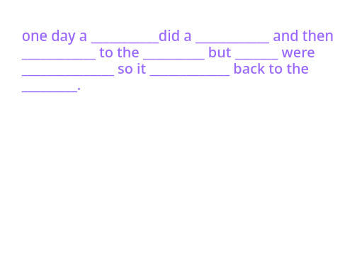 MAD Libs