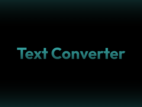 Text ⇒ Cᴏɴᴠᴇʀᴛᴇʀ