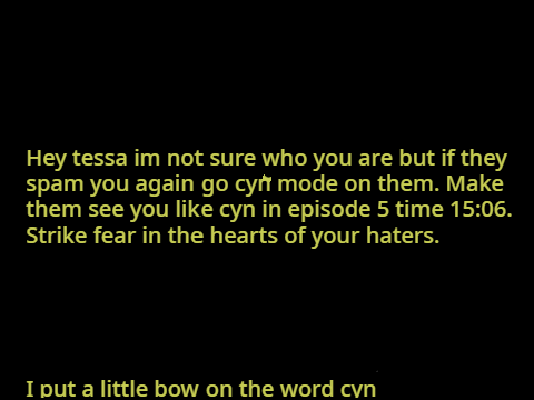 To tessa