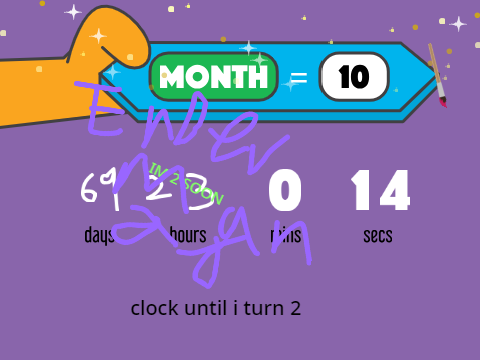 countdown til my birthday 