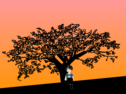 art trade for xXWouldBeNinjaXx majestic tree