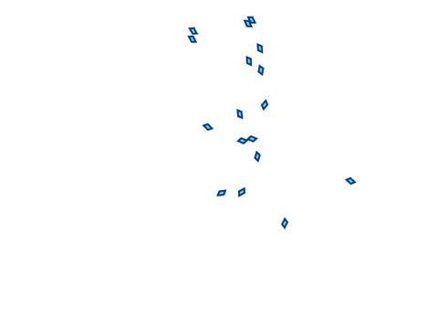 Arcing projectiles type-b