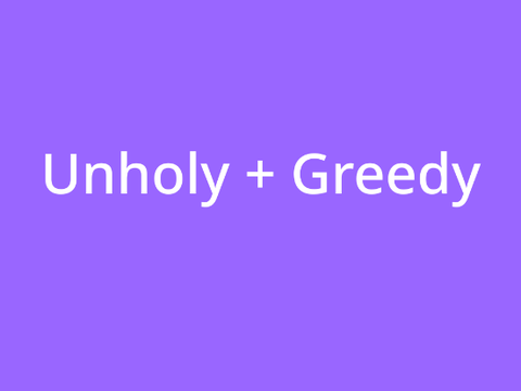 Greedy & Unholy Japanese from Shayne Orok