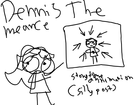 dennis the meance (storytime animation)