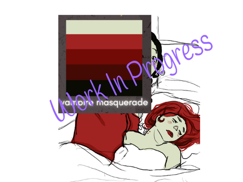 vampire drawing wips 