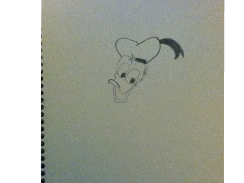 Donald Duck-speed drawing