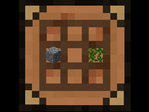 Make your own mossy cobble!
