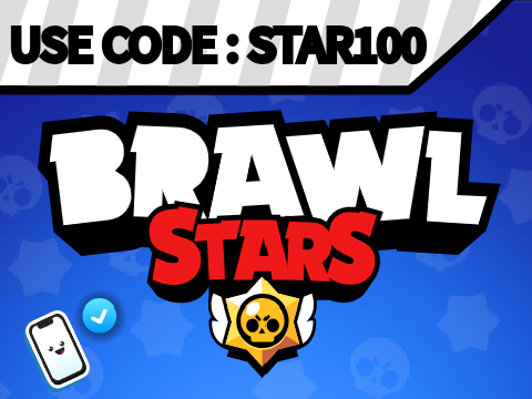 ⭐ Brawl Stars / CODE: STAR100 ✏️ (v1.3)