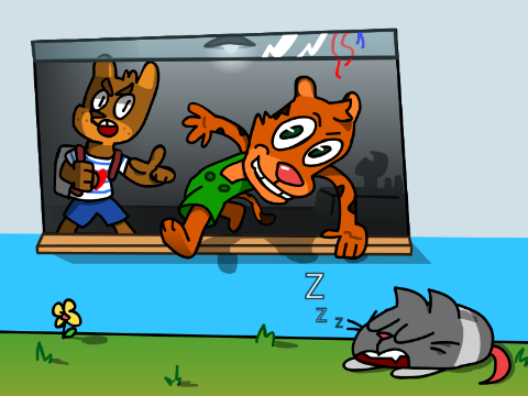 Chase across the Barrier - LOOP (Animation)