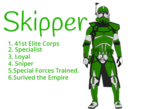 Thanks to @Mando-a for Skipper: The Clone Officer 