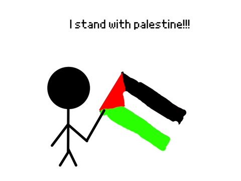 I stand with palestine 