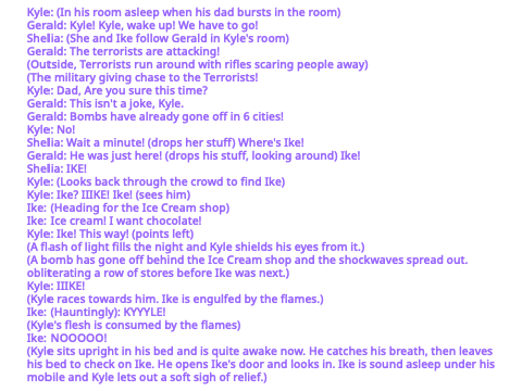 Kyle's Nightmare from Cartoon Wars: Part 1 (Transcript from Fandom)