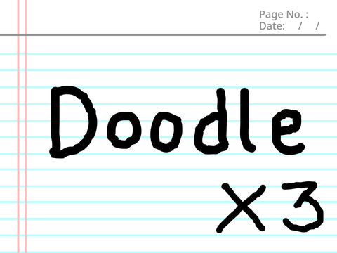 Doodle x 3