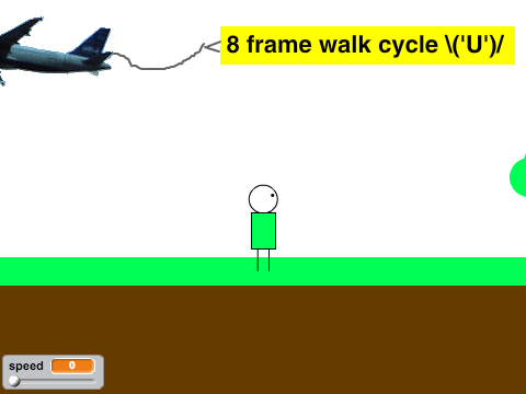 8 Frame Walk Cycle
