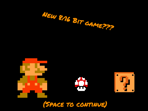 8/16 Bit Game?     Comment ideas please!