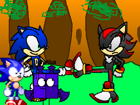 Add urself watchin with Ignatius, pointy Sonic Sonic & Shadow doin ...?