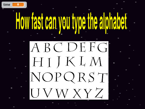 How fast can you type the alphabet