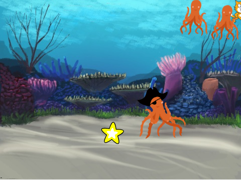 Underwater chase
