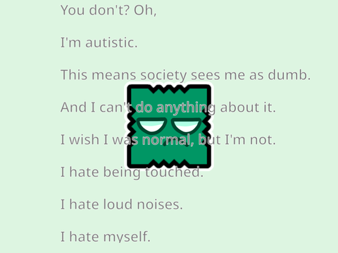 Vent session with the sad cube