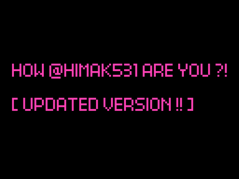 how hima are am iiiii 0_o