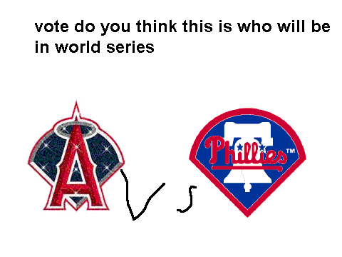 my prodict about who will be in the worldseries