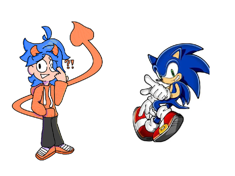 Draw Ezel in this specific Uekawa sonic art pose :D