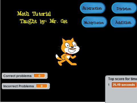 Math Tutorial with Mr. Cat 