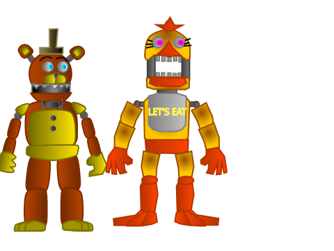 birthday freddy, birthday chica 