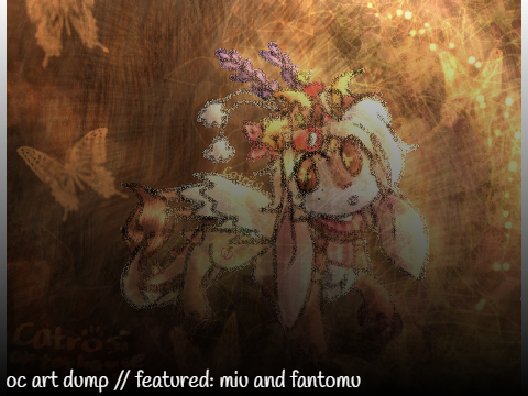 oc art dump // featured: miu and fantomu 