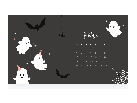 October desktop wallpaper
