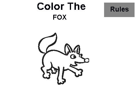 COLORING contest: FOX