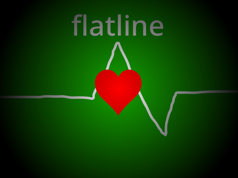 Flatline ——^v—— 