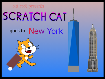 Scratch cat goes to... New York!