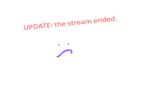 yep, im about to be in a stream.