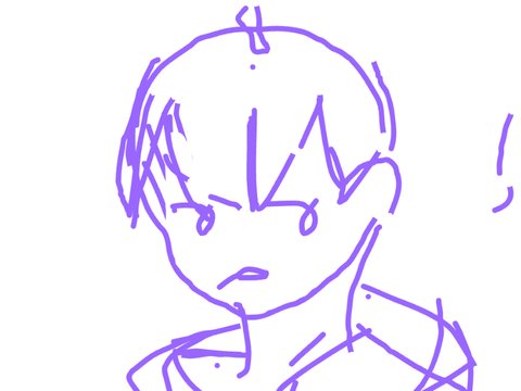 体調不良の中描いた絵