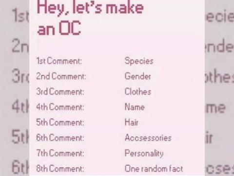☆ make an oc with me! ☆  remix