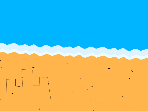 beach- a parallax