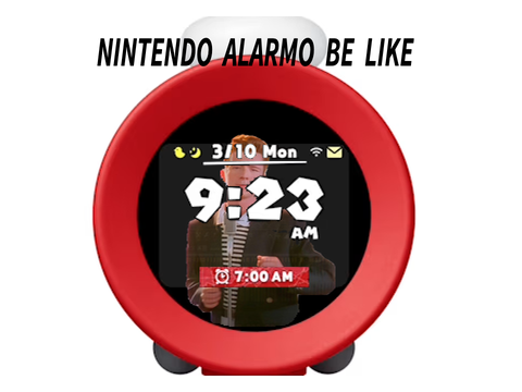 NINTENDO ALARMO BE LIKE