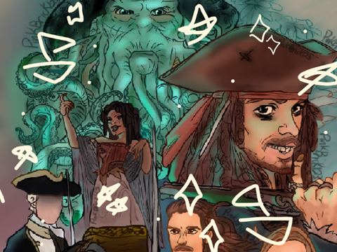 ☆ Old PotC poster art ☆ (bday countdown pt. 2)
