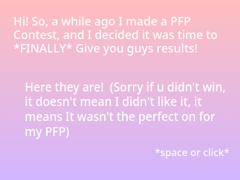 Results!