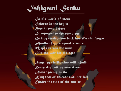 Ishigami Senku- A Poem