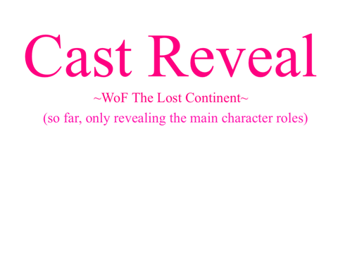 VAs - Main Characters
